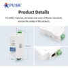 PUSR Din Rail RS485 to Ethernet Converter Modbus RTU to