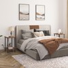 HOOBRO Side Table with Charging Station, Set of 2 End