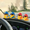 wonuu Car Dashboard Decorations Rubber Ducks, Construction Builder Rubber Ducky