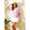 King Cole Ladies DK Knitting Pattern Scoop or V Neck