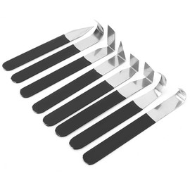 8 Pieces Clay Modelling Tool Set, Metal Head Sculpture Tools, Shaper Accessories for Ceramic Plasticity and Embellishment Artsupplies