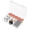 YESWELDER IPT40 45pcs Plasma Cutting Torch Tip Electrode Consumables for