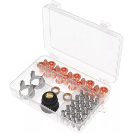 YESWELDER IPT40 45pcs Plasma Cutting Torch Tip Electrode Consumables for YESWELDER CUT65DS
