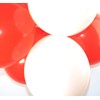 12" Latex Balloons, Pack of 20 (Red, White)