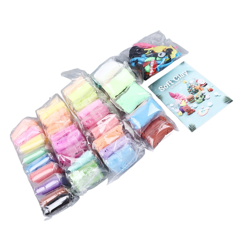 36 Colours Soft Clay Set Innovative Fun DIY Soft Light