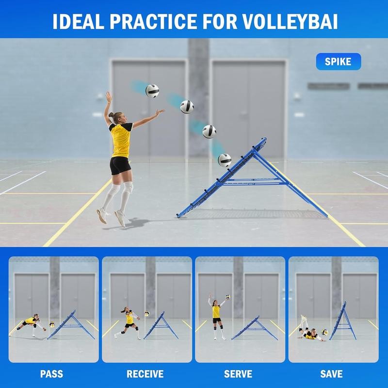 Winthai 4x4FT Volleyball Rebounder Net, Soccer Rebounder Pitchback Net with