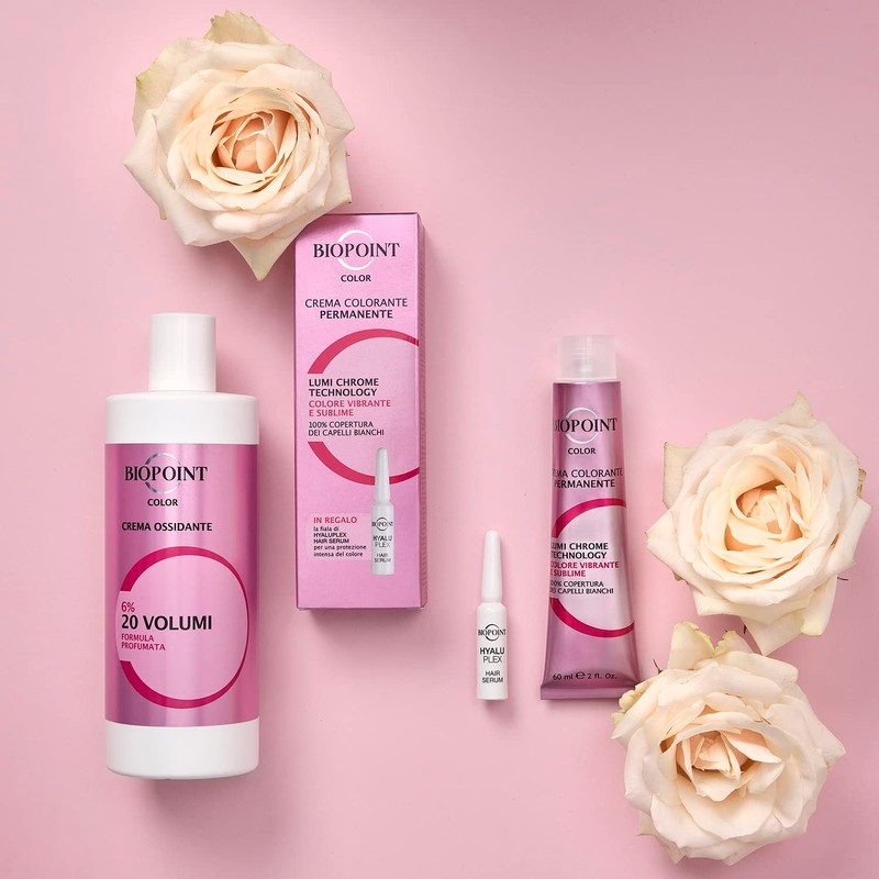 Biopoint Color Permanent Farbcreme 60 ml + 1 Ampulle Hyaluplex