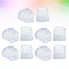 Veemoon Veemoon 10pcs PVC Shoe Heel Protector Covers Plastic Lady