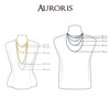Auroris Real Leather Necklace Black, 3 mm Thick, With Stainless