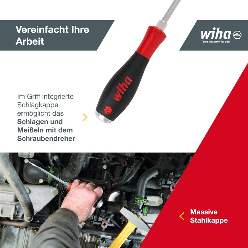 Wiha 530HK6 SoftFinish Flathead/ Phillips/ Screwdriver Set 6 Piece