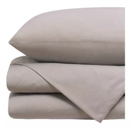 Tesso Juego De Sábanas Ultrasoft Microfibra Individual Color Rojo Diseño De La Tela Gris