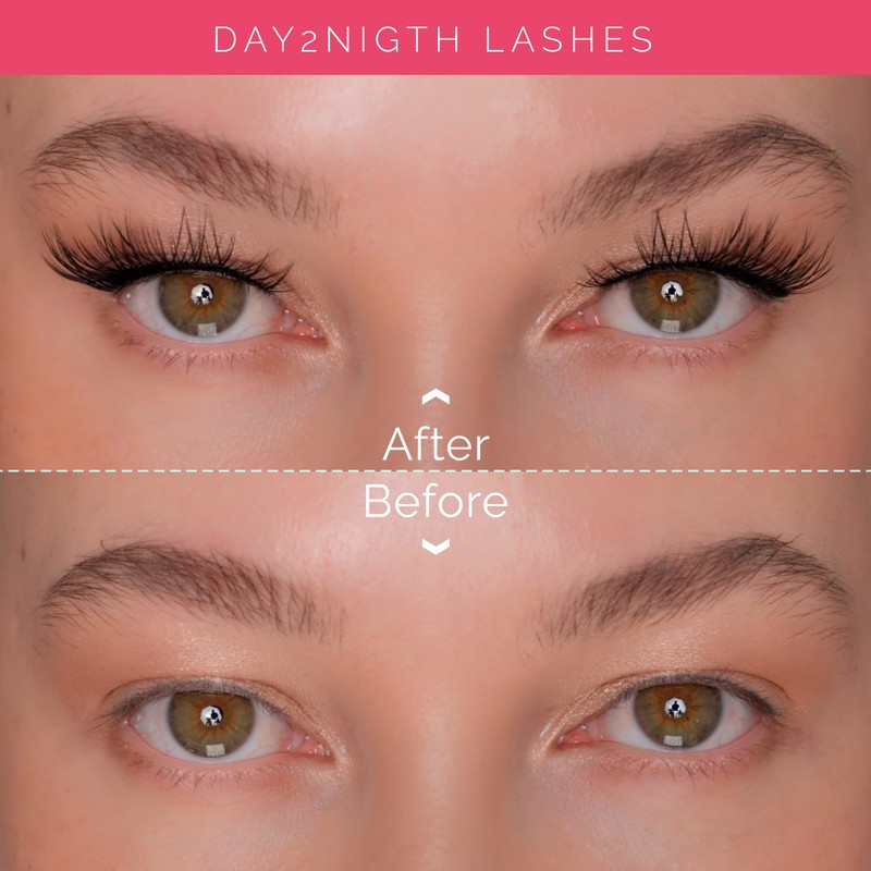 Renata Beauty Day2Night Cluster Eyelashes, Variety in Lengths (10 mm