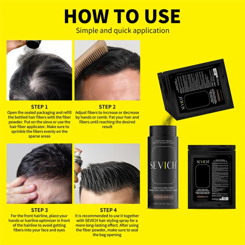 Harmei 100g Fibra Capilar Calvici Barba Cabello Envio Gratis