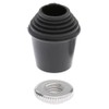 2pcs/set Threaded Bass Drum Spur/Floor Tom Leg Tips Rubber Feet