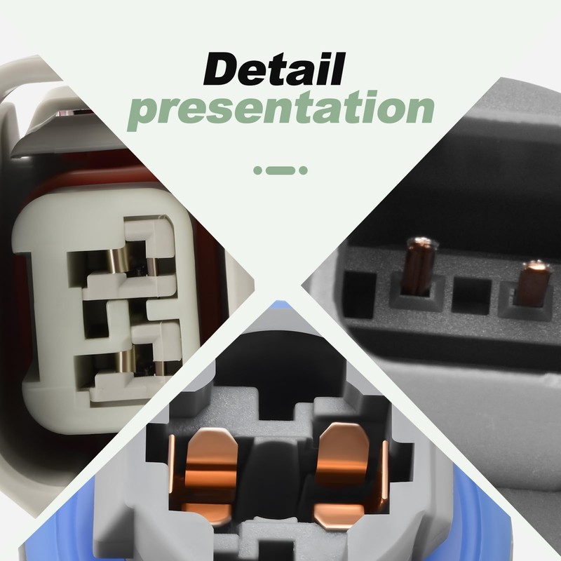 2 Set Rear License Plate Light Socket with Wiring Plug