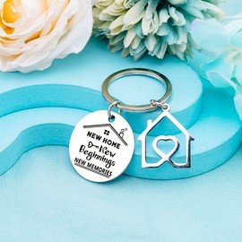 Davrock House Warming Gifts New Home Gift Idea for Women Men Homeowner Housewarming Gifts First New Home keychain Gift for Couples