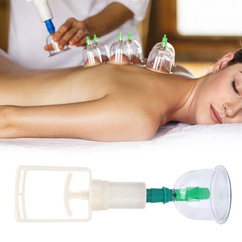 12pcs Vacuum Suction Cupping Cup Acupuncture Therapy Massage Cupping Set