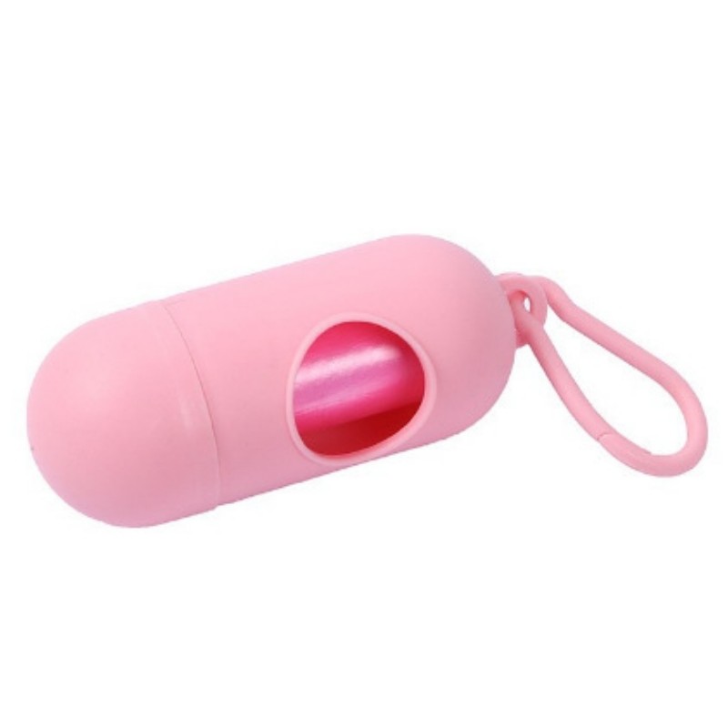 PawComfort Dog Poop Bag Dispenser – Lightweight Capsule Shape for