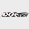 Triton Boat Raised Emblem Decal Sticker | 186 Escape