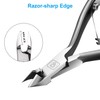 Cuticle Trimmer 3/4 Jaw Extremely Sharp Cuticle Nippers Scissors Stainless
