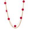 COOLSTEELANDBEYOND Gold Tone Statement Necklaces Multi Layer Long Chain with