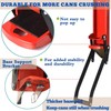 MinliGUY Aluminum Can Crusher, Heavy Duty Can Crusher Wall Mounted,