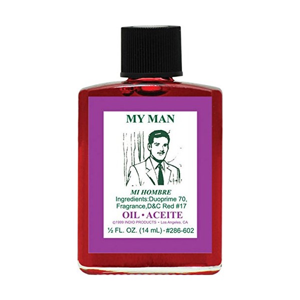 INDIO (6Pack) Indio Products Spiritual Anointing Oil- My Man 1/2oz