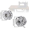 SHSHbuy Bobbins Sewing Machine, 4 Pieces Sewing Machines Bobbin Case