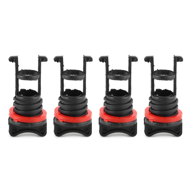 4pcs Boat Drain Bung Plugs Standard Coarse Thread with PE