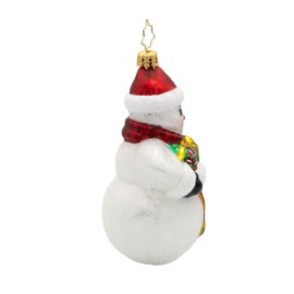 Christopher Radko Hand-Crafted European Glass Christmas Tree Decorative Ornament, Holiday Stocking Joy