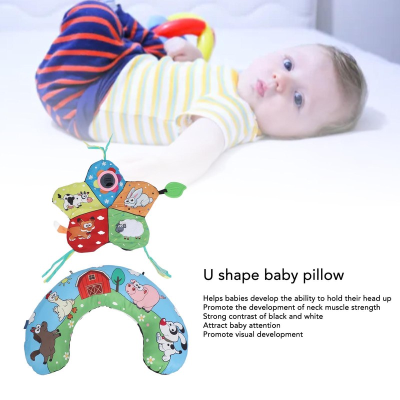 U Shape Baby Pillow Soft Support Multi Functional Head Up