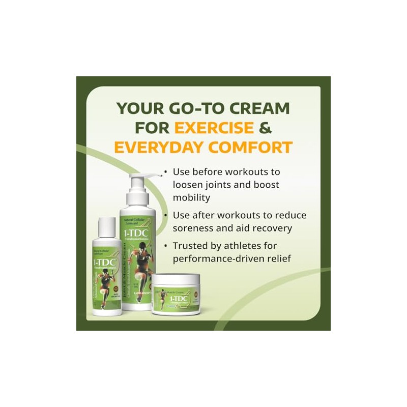 1-TDC Joint & Muscle Relief Cream - Use On Back,
