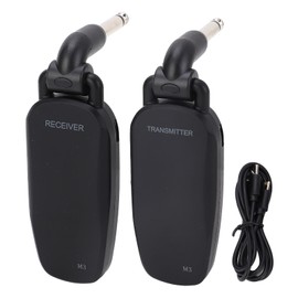 2.4G Wireless Guitar Audio System Transmitter Receiver Set for Electric Guitar Bass Built in Lithium Battery