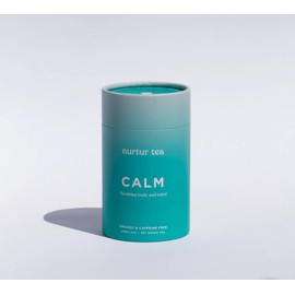 Nurtur Tea Calm Tea Tea Bags – Soothing Herbal Blend with Lemongrass, Chamomile & Red Rose Petals – Anxiety Relief and Relaxation Tea – CaffeineFree with Light Floral Notes