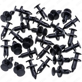 Rexka 30pcs Grille Push Pin Retainer Clips Fasteners Rivet 6503598 Compatible with 2007-2020 Jeep Wrangler JK, Wrangler Unlimited JK & 05-10 Grand Cherokee WK GM 21030249 Ford N807389S
