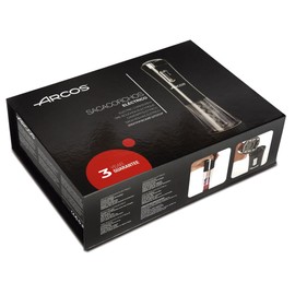 Arcos Accessories - Electric Corkscrew Bottle Opener - Material ABS - Black Color