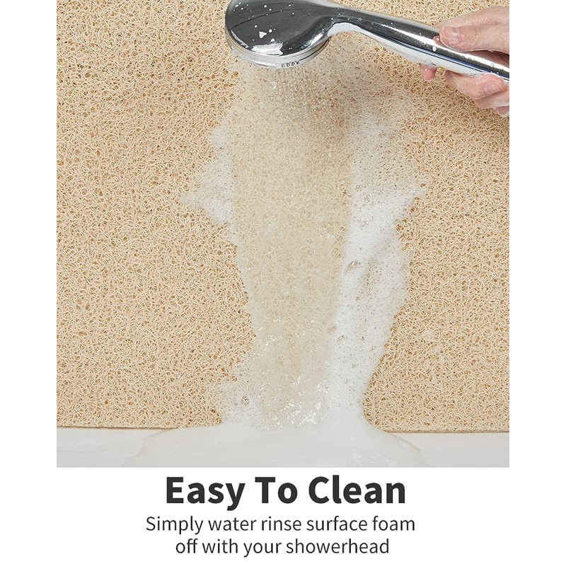 Non Slip Shower Mat, Comfortable Bath mat for Textured Surface,