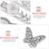 KOMBIUDA 4pcs Watch Strap Charms Decorative Rings Loops for Bands