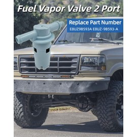 E8UZ-9B593-A Fuel Vapor Valve 2 Port Fit for Ford F-150 F-250 F-350 F150 F250 F350 F Super Duty Bronco F53 1990-1997 Replace E8UZ9B593A