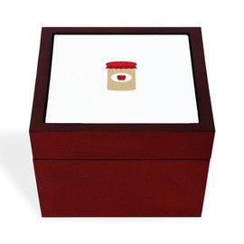 CafePress Apple Preserves Memory Keepsake Jewelry Box, 5"x5"x3.75"