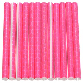 sourcing map 36pcs Bike Reflective Spoke Skins 0.2" Plastic Bicycle Spoke Reflectors Spoke Covers Trim Wrap Wheel 360°Visibility for Road Mountain Bike Motorcycles Decoration, Pink