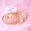 Eigso 14 Pcs Delicated Indian Gold Bangle Bracelets for Women