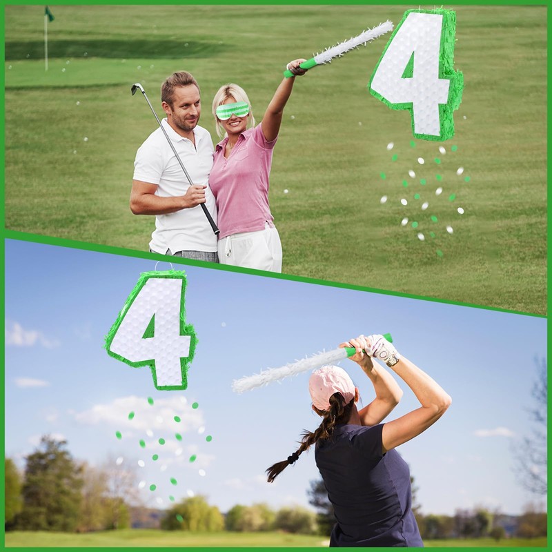 Soulchen Golf Pinata Set Sports Theme Number 16 Inch Pinata