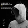 Waterproof Rain Coat Pants Set with Invisible Shoes Cover Rainproof