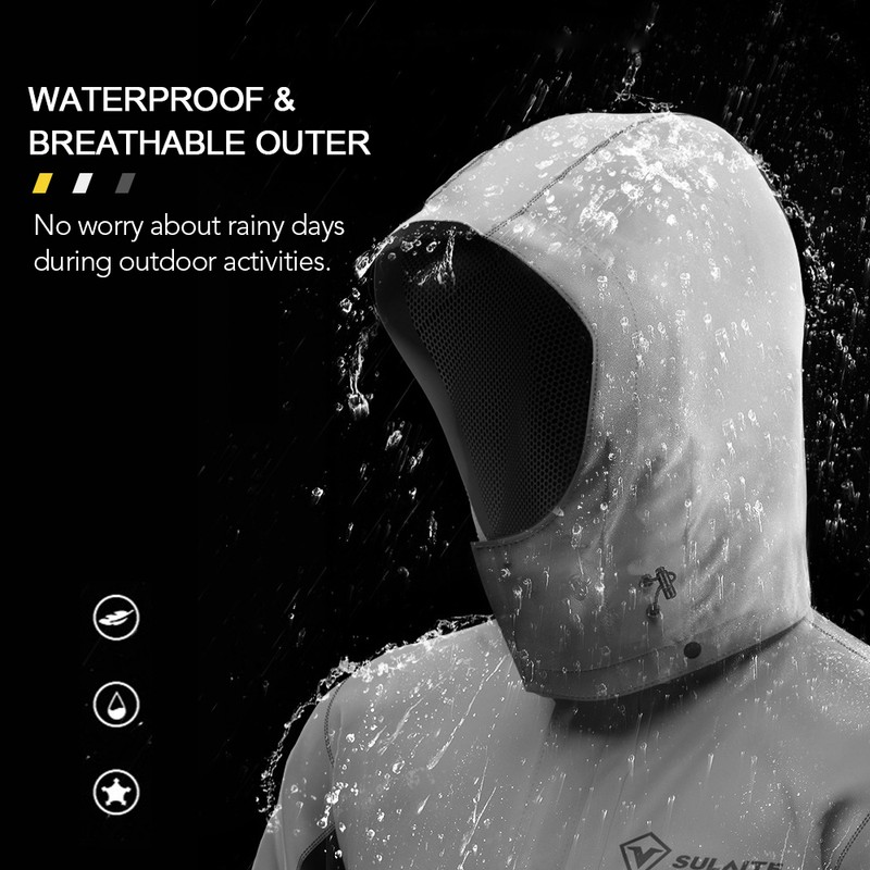 Waterproof Rain Coat Pants Set with Invisible Shoes Cover Rainproof