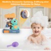Dinosaur Bath Toy - Bath Suction Cup Rotating Water Toy