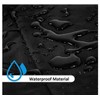 AMSAMOTION Cubierta para barbacoa impermeable, resistente al viento, anti-UV, resistente