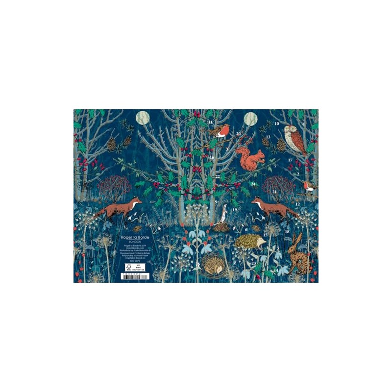 Roger La Borde - Forest Scene & Animals - Advent
