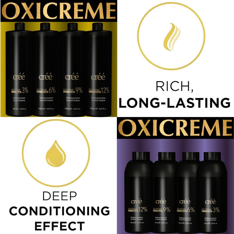 Créé Professional Oxicreme Peroxide Developer Series (40 Volume, 1000 ml)