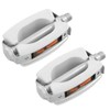 513445bl Retro Vintage Classic Bike Pedals with Rubber Block and